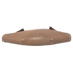 مملوكة مسبقًا Alexander McQueen Beige Leather Medium Faithful De Manta Clutch