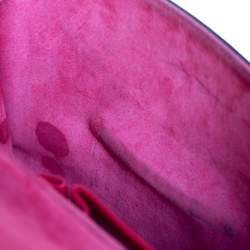 Pre Owned Alexander McQueen Red Leather Heroine Shoulder Bag