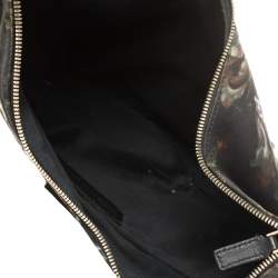 مملوكة مسبقًا Alexander McQueen Multicolor Floral Print Satin Medium De Manta Clutch