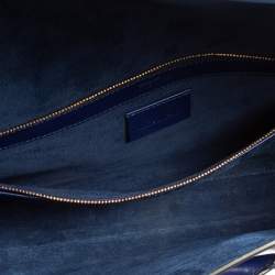 Pre Owned Alexander McQueen Blue Leather Heroine Clutch