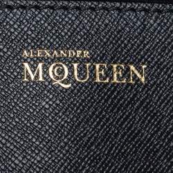 Pre Owned Alexander McQueen Black Leather Heroine Chain Shoulder Bag