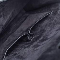 Pre Owned Alexander McQueen Black Leather Heroine Chain Shoulder Bag