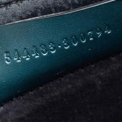 Pre Owned Alexander McQueen Green Leather Mini Heroine Bag