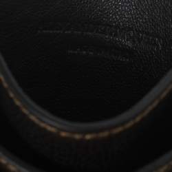 Pre Owned  Alexander Mcqueen Metallic Gold Leather Skull Card Holder