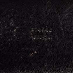 مملوكة مسبقًا Alexander McQueen Black Patent Leather Skull Box Clutch