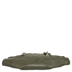 مملوكة مسبقًا حقيبة كلتش ألكسندر ماكوين دي مانتا جلد أخضر