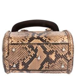 Pre Owned Alexander McQueen Multicolor Python Mini Heroine Bag
