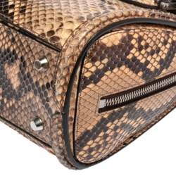 Pre Owned Alexander McQueen Multicolor Python Mini Heroine Bag