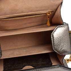 Pre Owned حقيبة كروس أليكساندر ماكوين بوكس جلد أسود ميني 