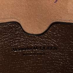 Pre Owned حقيبة كروس أليكساندر ماكوين بوكس جلد أسود ميني 