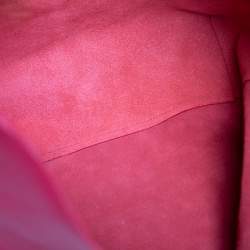 مملوكة مسبقًا حقيبة يد توتس أليكساندر ماكوين شوبر جلد أحمر دلاية جمجمة 