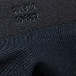 مملوكة مسبقًا Alexander McQueen Black Printed Satin De Manta Clutch