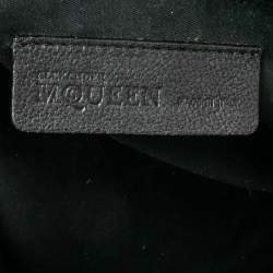 مملوكة مسبقًا حقيبة يد توتس أليكساندر ماكوين دي مانتا جلد أسود كبيرة