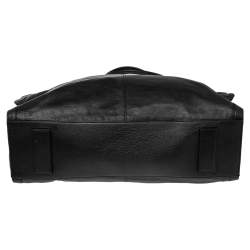 مملوكة مسبقًا حقيبة يد توتس أليكساندر ماكوين دي مانتا جلد أسود كبيرة