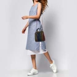 Alexander McQueen Tricolor Leather Mini Heroine Bag