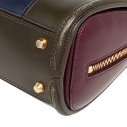 Alexander McQueen Tricolor Leather Mini Heroine Bag