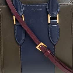 Alexander McQueen Tricolor Leather Mini Heroine Bag