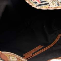 Pre Owned Alexander McQueen Multicolor Printed Fabric De Manta Clutch