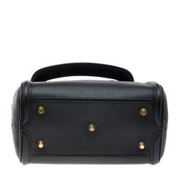 Pre Owned Alexander McQueen Black Leather Small Heroine Shoulder Bag