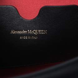 Pre Owned Alexander McQueen Black Leather The Story Shoulder Bag