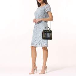 Pre Owned Alexander McQueen Multicolor Leather Mini Heroine Bag