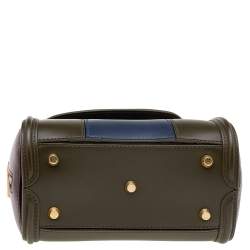 Pre Owned Alexander McQueen Multicolor Leather Mini Heroine Bag
