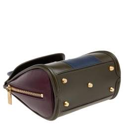 Pre Owned Alexander McQueen Multicolor Leather Mini Heroine Bag