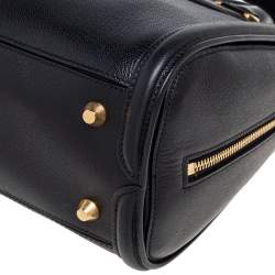 Pre Owned Alexander McQueen Black Leather Small Heroine Satchel