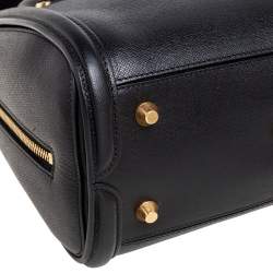 Pre Owned Alexander McQueen Black Leather Small Heroine Satchel