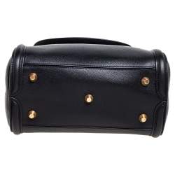 Pre Owned Alexander McQueen Black Leather Small Heroine Satchel