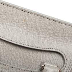 Alexander McQueen Grey Leather Small Heroine Satchel