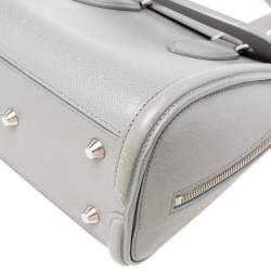 Alexander McQueen Grey Leather Small Heroine Satchel
