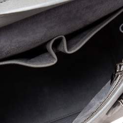 Alexander McQueen Grey Leather Small Heroine Satchel
