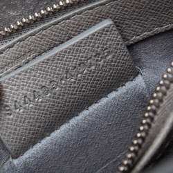 Alexander McQueen Grey Leather Small Heroine Satchel