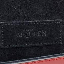 Pre Owned Alexander McQueen Multicolor Python and Calf Hair Mini Heroine Crossbody Bag