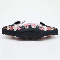 Pre Owned Alexander McQueen Multicolor Floral Print Satin Small De Manta Clutch