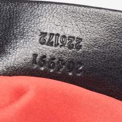 Pre Owned Alexander McQueen Black Leather Faithful Glove Clutch