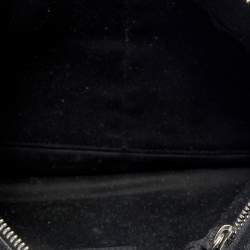 Pre Owned Alexander McQueen Black Nubuck Leather Wristlet Clutch