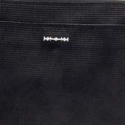 Pre Owned Alexander McQueen Black Nubuck Leather Wristlet Clutch