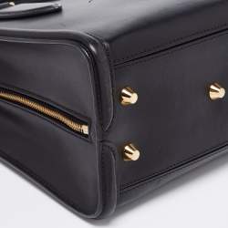 Pre Owned Alexander McQueen Black Leather Heroine Tote