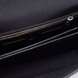 Pre Owned Alexander McQueen Black Leather Knuckle Duster Shoulder Bag