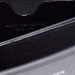 Pre Owned Alexander McQueen Black Leather Knuckle Duster Shoulder Bag