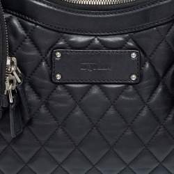 Pre Owned Alexander McQueen Black Leather Medium De Manta Clutch