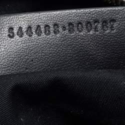 Pre Owned Alexander McQueen Black Leather Medium De Manta Clutch