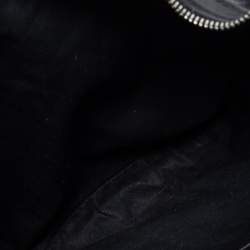 Pre Owned Alexander McQueen Black Leather Medium De Manta Clutch