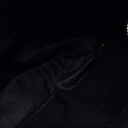 Pre Owned Alexander McQueen Black Leather Studded De Manta Clutch 