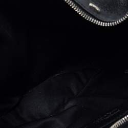 Pre Owned Alexander McQueen Black Leather Studded De Manta Clutch 