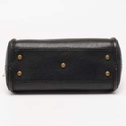 Pre Owned Alexander McQueen Black Leather Medium Heroine Satchel