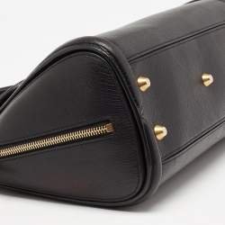Pre Owned Alexander McQueen Black Leather Medium Heroine Satchel