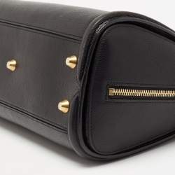Pre Owned Alexander McQueen Black Leather Medium Heroine Satchel